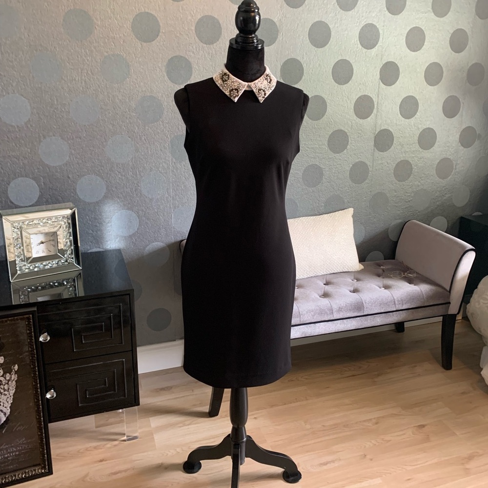 Embellished Sheath Dress